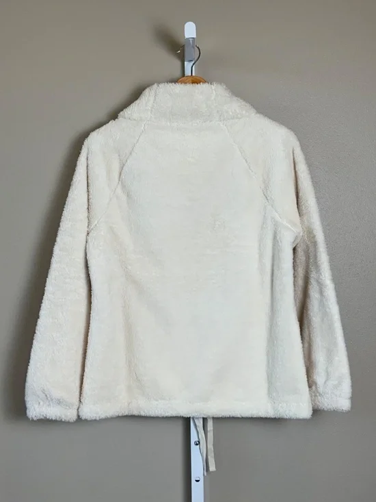 GAP Body Sherpa Mock-Neck Popover Kangaroo Pocket Sweatshirt - Picture 8 of 16